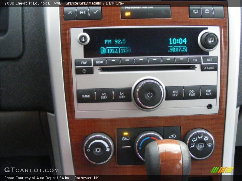 Granite Gray Metallic / Dark Gray 2008 Chevrolet Equinox LT AWD