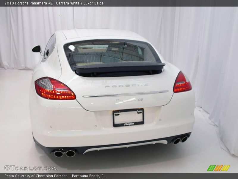 Carrara White / Luxor Beige 2010 Porsche Panamera 4S