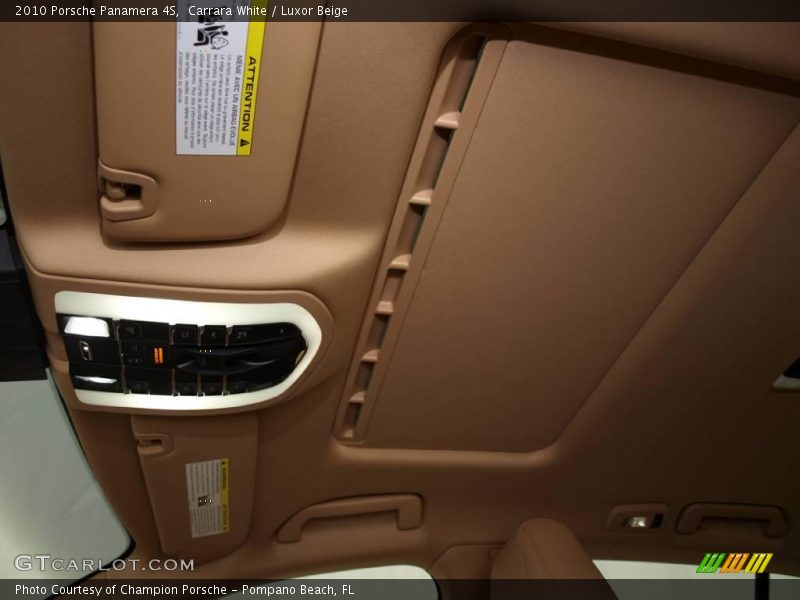 Carrara White / Luxor Beige 2010 Porsche Panamera 4S