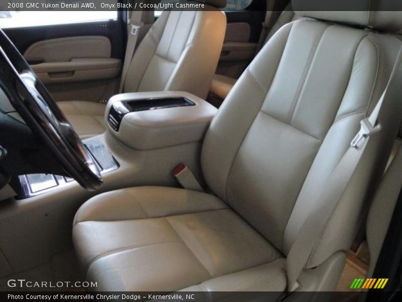 Onyx Black / Cocoa/Light Cashmere 2008 GMC Yukon Denali AWD