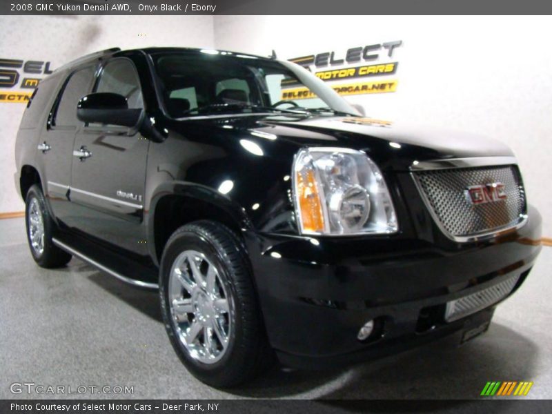 Onyx Black / Ebony 2008 GMC Yukon Denali AWD