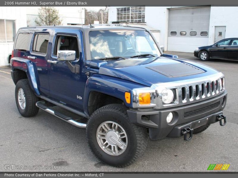 Superior Blue / Ebony Black 2006 Hummer H3
