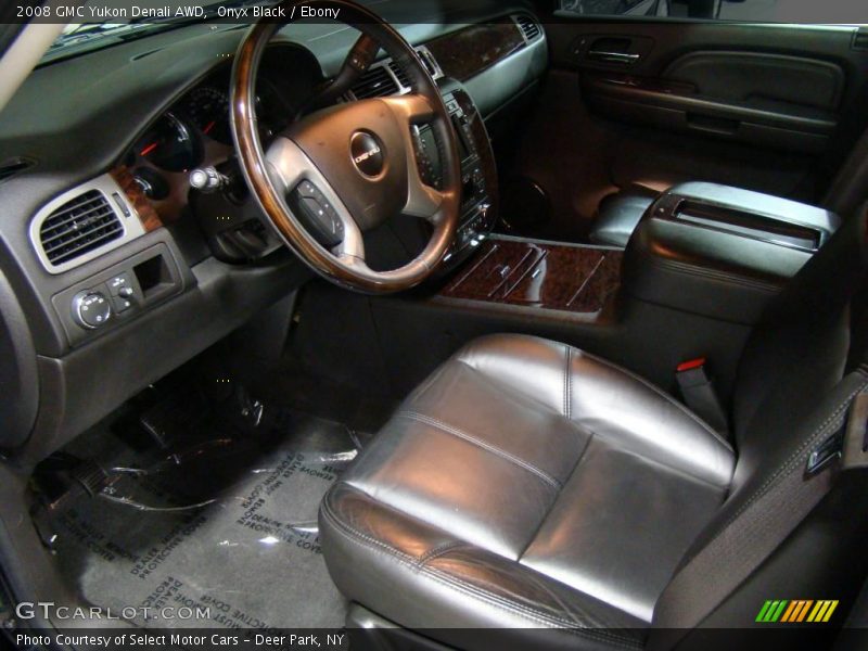 Onyx Black / Ebony 2008 GMC Yukon Denali AWD