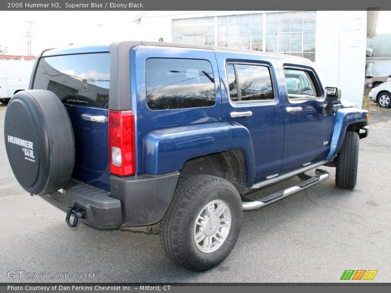 Superior Blue / Ebony Black 2006 Hummer H3