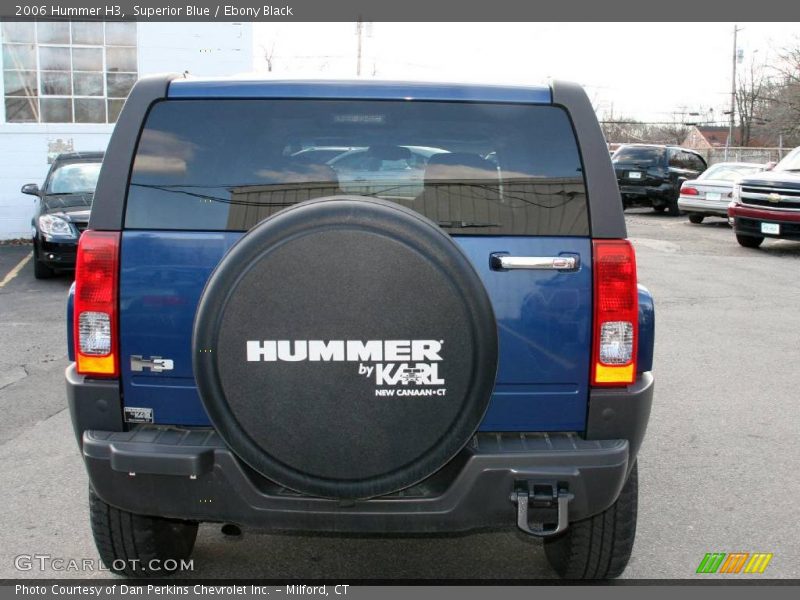 Superior Blue / Ebony Black 2006 Hummer H3