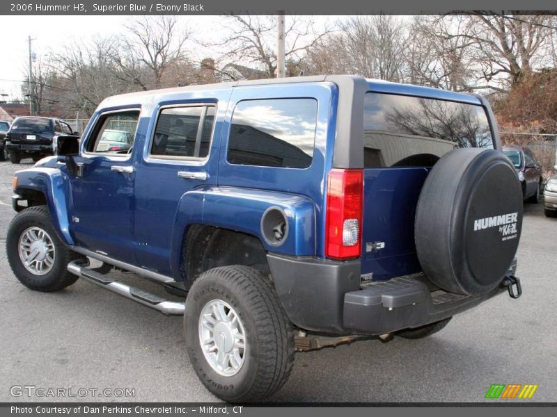 Superior Blue / Ebony Black 2006 Hummer H3