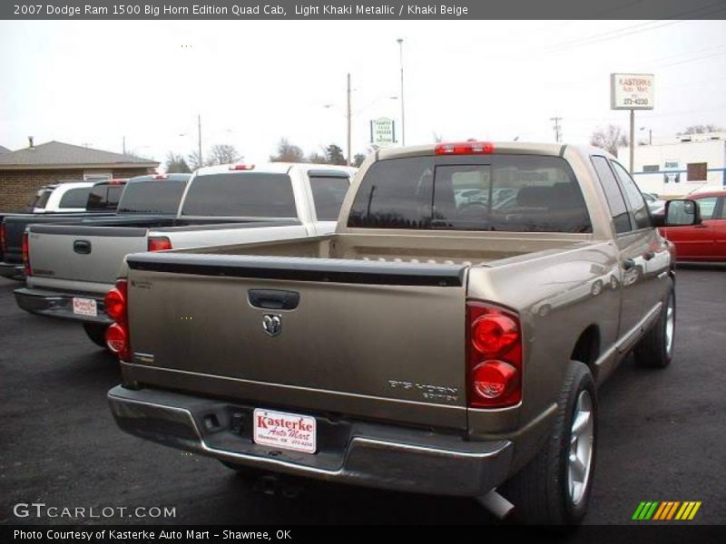 Light Khaki Metallic / Khaki Beige 2007 Dodge Ram 1500 Big Horn Edition Quad Cab