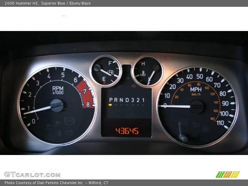 Superior Blue / Ebony Black 2006 Hummer H3