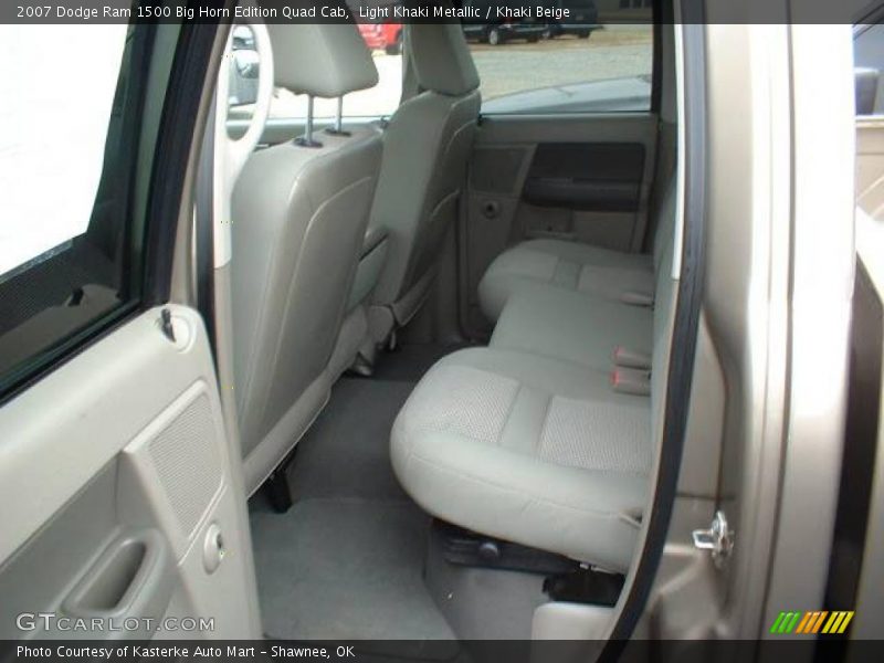 Light Khaki Metallic / Khaki Beige 2007 Dodge Ram 1500 Big Horn Edition Quad Cab