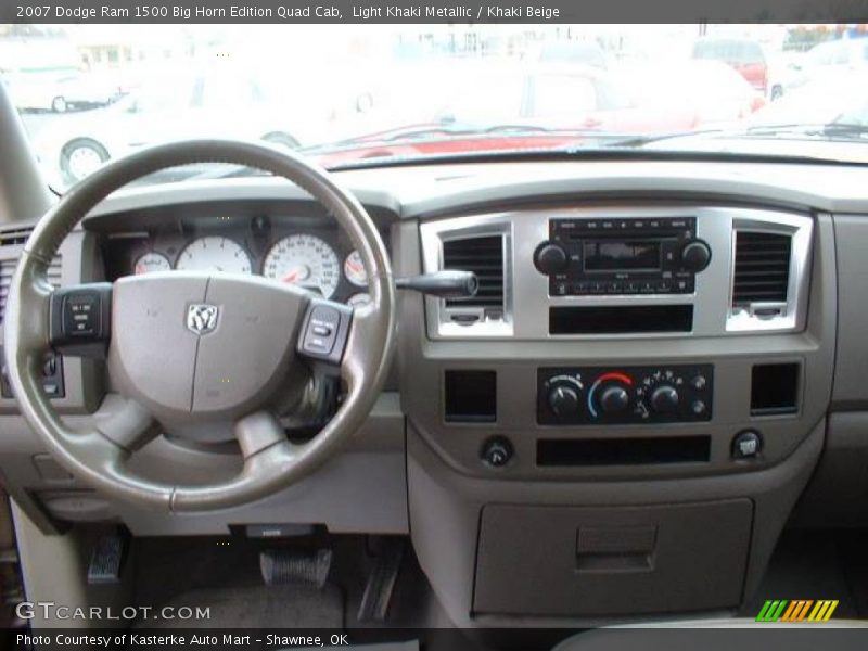 Light Khaki Metallic / Khaki Beige 2007 Dodge Ram 1500 Big Horn Edition Quad Cab