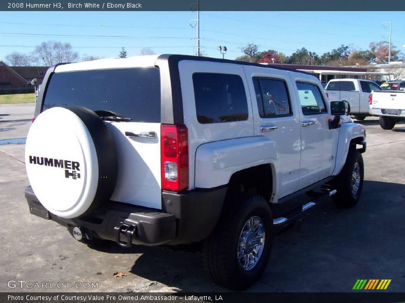 Birch White / Ebony Black 2008 Hummer H3