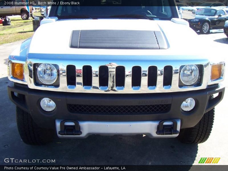 Birch White / Ebony Black 2008 Hummer H3