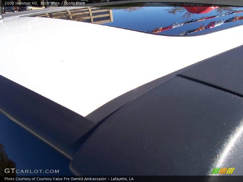 Birch White / Ebony Black 2008 Hummer H3