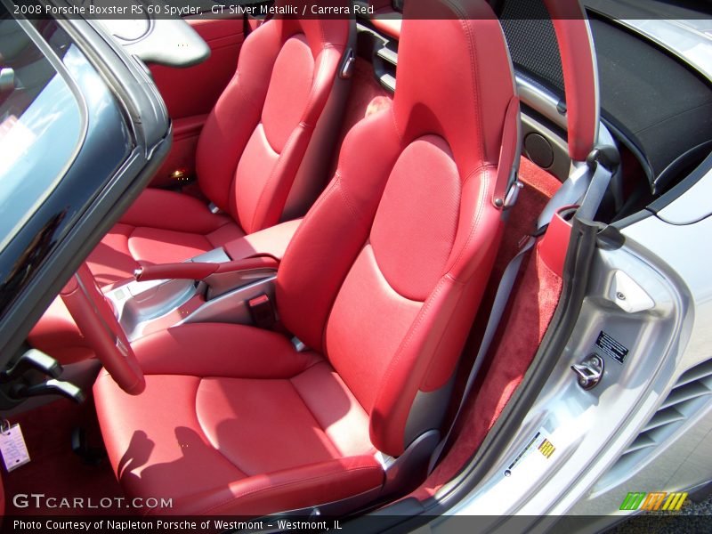GT Silver Metallic / Carrera Red 2008 Porsche Boxster RS 60 Spyder