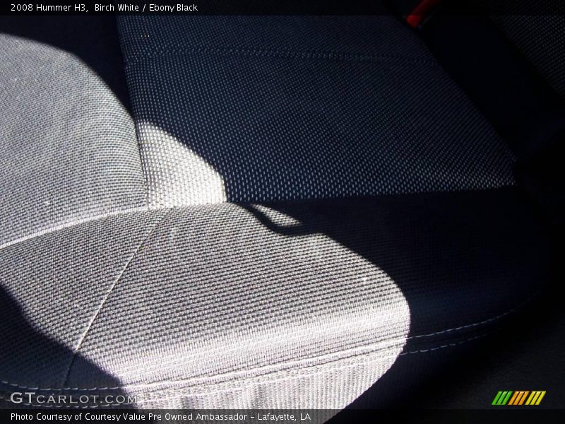 Birch White / Ebony Black 2008 Hummer H3