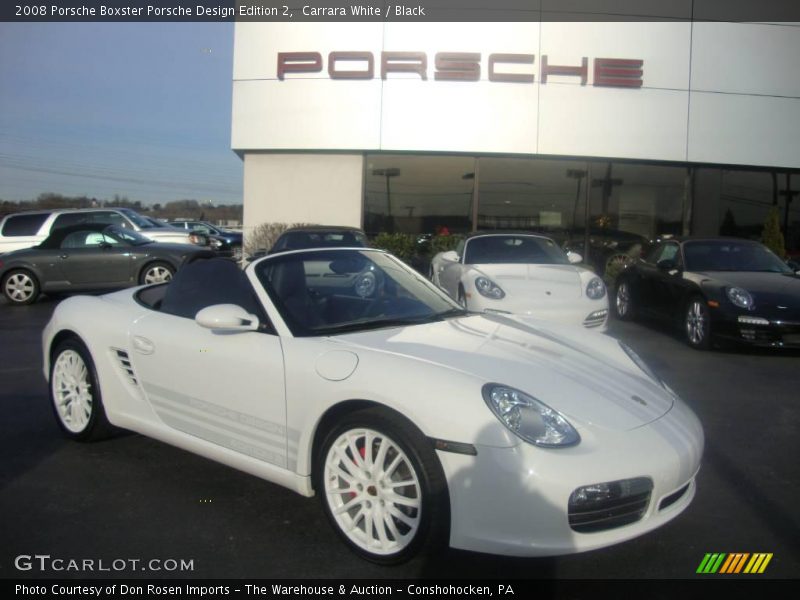 Carrara White / Black 2008 Porsche Boxster Porsche Design Edition 2