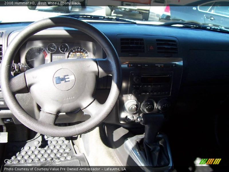 Birch White / Ebony Black 2008 Hummer H3