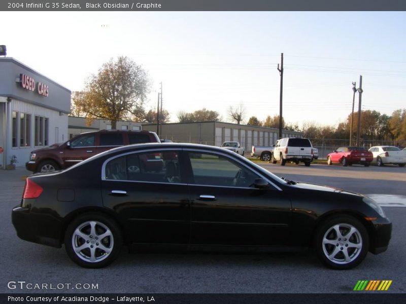 Black Obsidian / Graphite 2004 Infiniti G 35 Sedan
