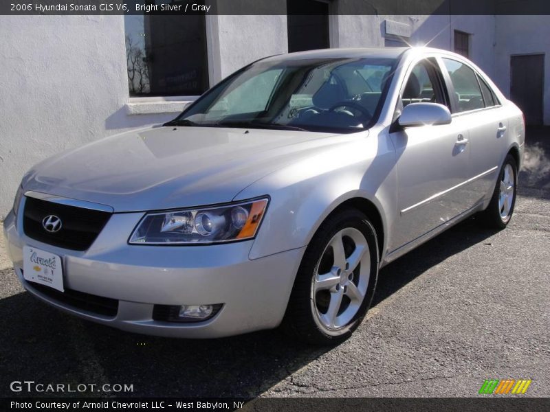 Bright Silver / Gray 2006 Hyundai Sonata GLS V6