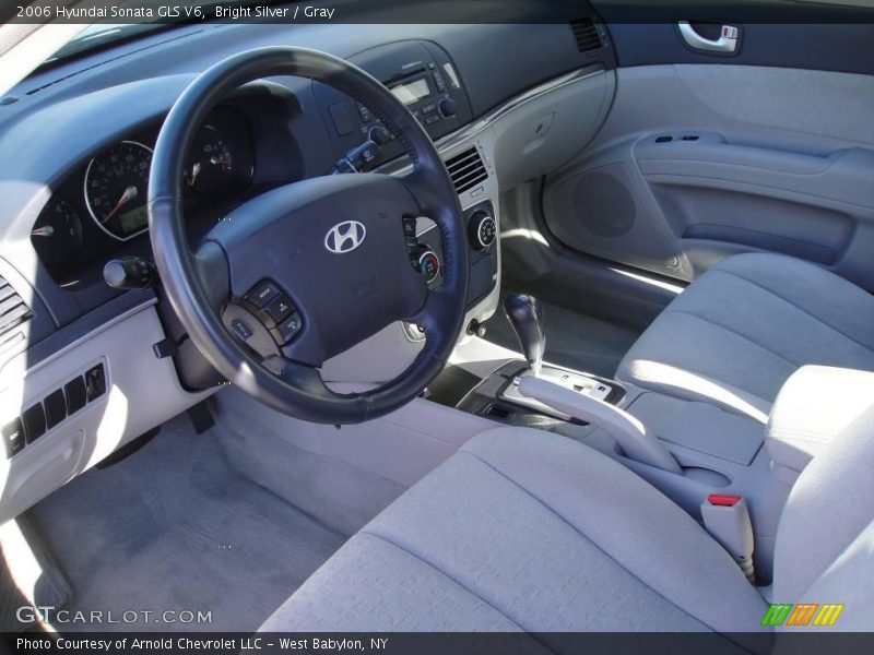 Bright Silver / Gray 2006 Hyundai Sonata GLS V6
