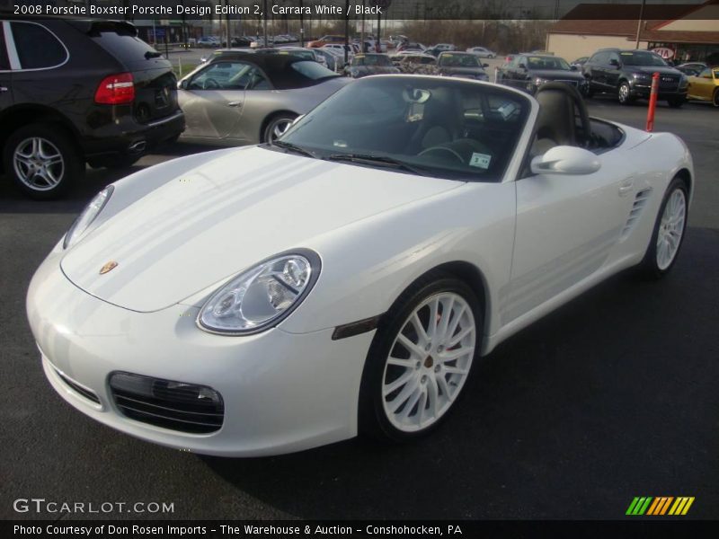 Carrara White / Black 2008 Porsche Boxster Porsche Design Edition 2