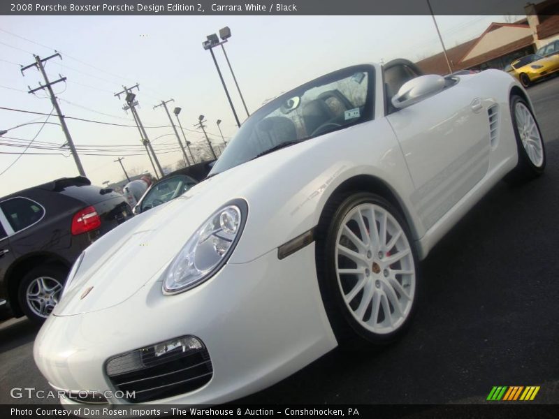 Carrara White / Black 2008 Porsche Boxster Porsche Design Edition 2