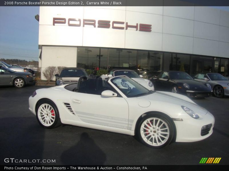 Carrara White / Black 2008 Porsche Boxster Porsche Design Edition 2