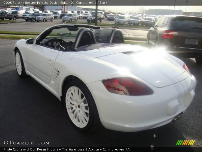 Carrara White / Black 2008 Porsche Boxster Porsche Design Edition 2