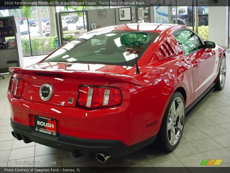 Torch Red / Charcoal Black 2010 Ford Mustang Roush 427R  Supercharged Coupe