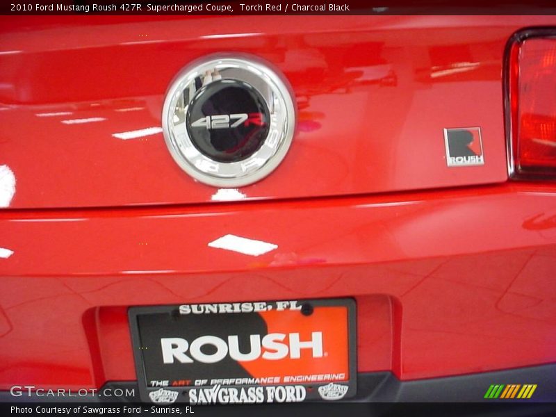 Torch Red / Charcoal Black 2010 Ford Mustang Roush 427R  Supercharged Coupe