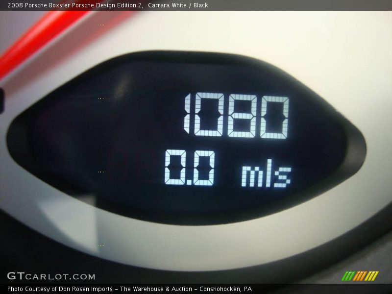 Carrara White / Black 2008 Porsche Boxster Porsche Design Edition 2
