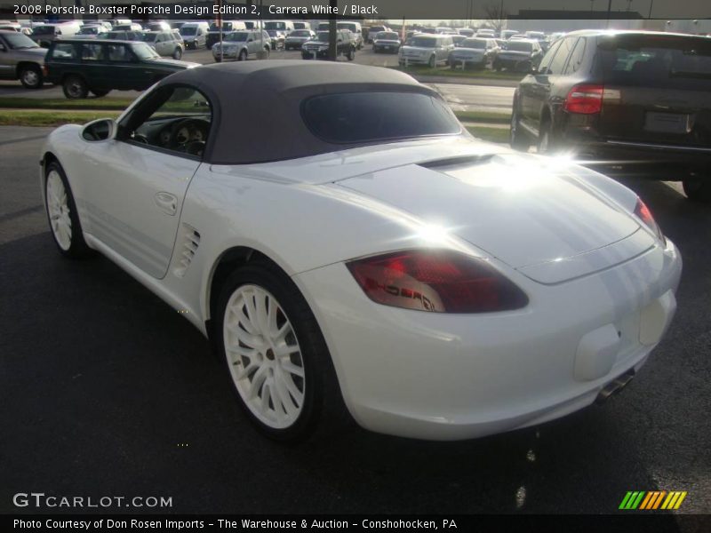 Carrara White / Black 2008 Porsche Boxster Porsche Design Edition 2