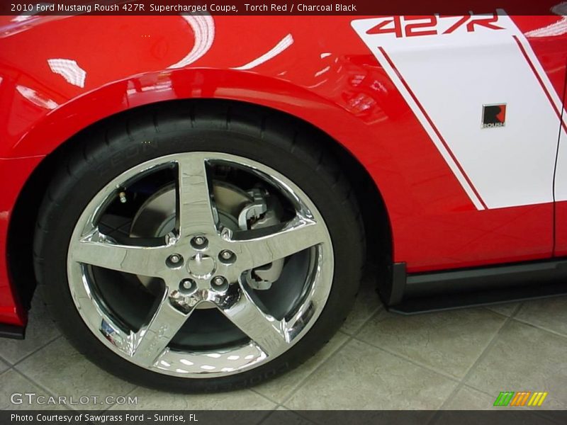 Torch Red / Charcoal Black 2010 Ford Mustang Roush 427R  Supercharged Coupe