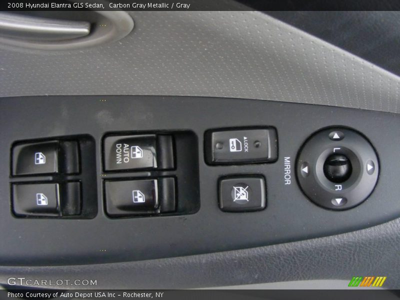 Carbon Gray Metallic / Gray 2008 Hyundai Elantra GLS Sedan