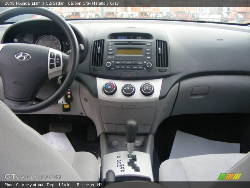 Carbon Gray Metallic / Gray 2008 Hyundai Elantra GLS Sedan