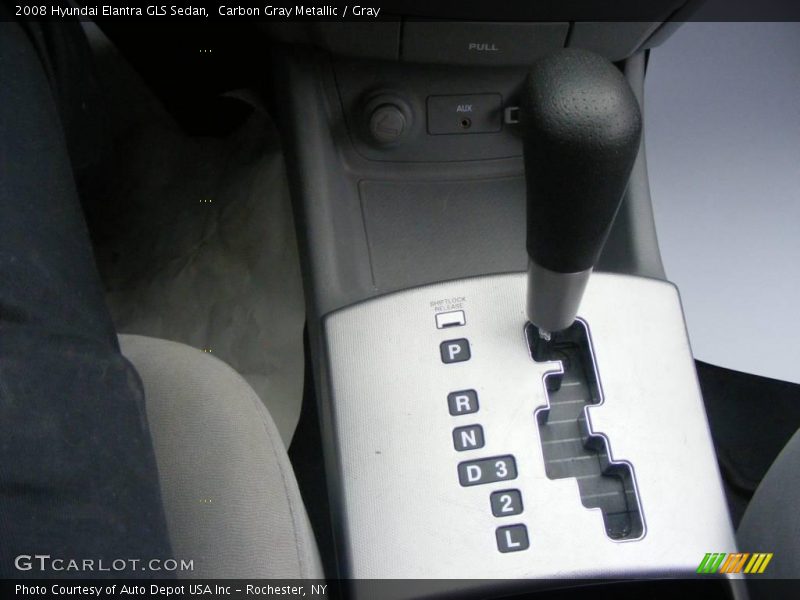 Carbon Gray Metallic / Gray 2008 Hyundai Elantra GLS Sedan