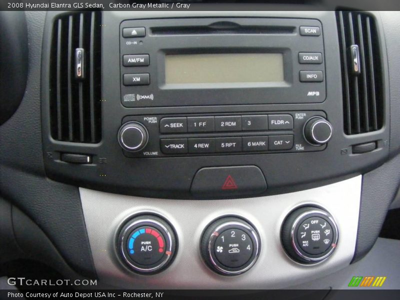 Carbon Gray Metallic / Gray 2008 Hyundai Elantra GLS Sedan