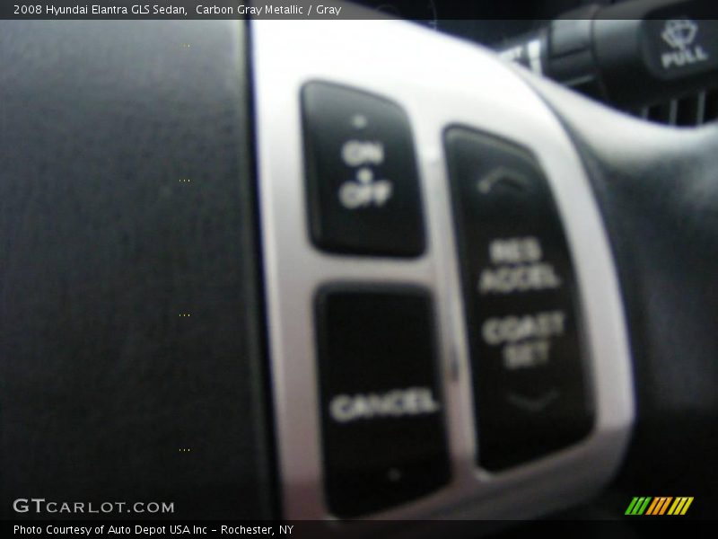 Carbon Gray Metallic / Gray 2008 Hyundai Elantra GLS Sedan