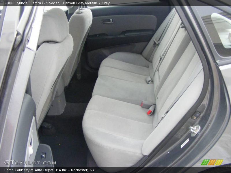 Carbon Gray Metallic / Gray 2008 Hyundai Elantra GLS Sedan