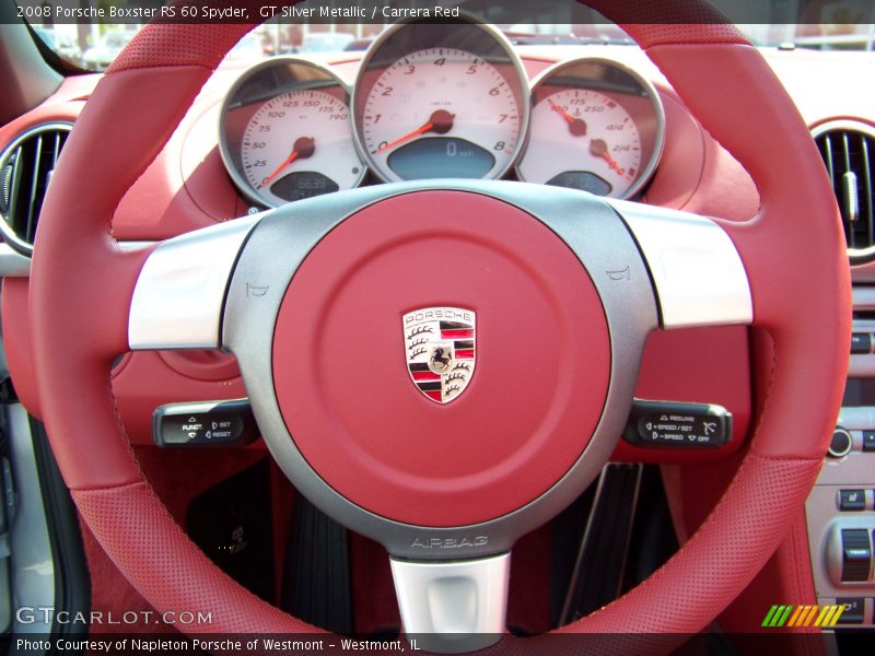 GT Silver Metallic / Carrera Red 2008 Porsche Boxster RS 60 Spyder