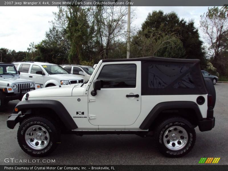 Stone White / Dark Slate Gray/Medium Slate Gray 2007 Jeep Wrangler X 4x4