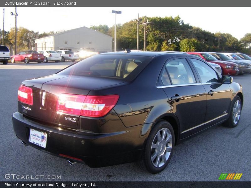 Black / Sand 2008 Lincoln MKZ Sedan