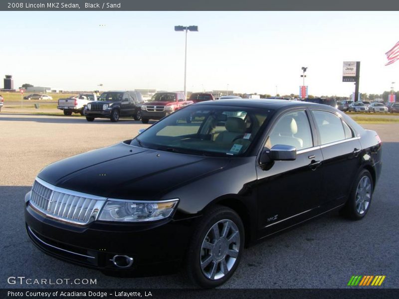 Black / Sand 2008 Lincoln MKZ Sedan