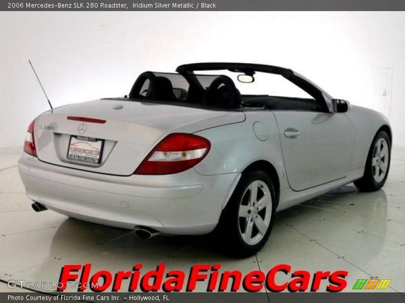 Iridium Silver Metallic / Black 2006 Mercedes-Benz SLK 280 Roadster