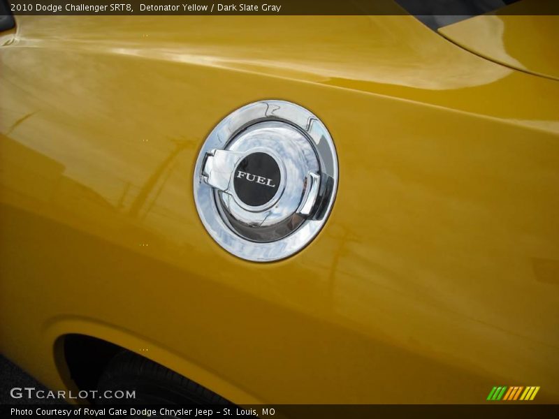 Detonator Yellow / Dark Slate Gray 2010 Dodge Challenger SRT8