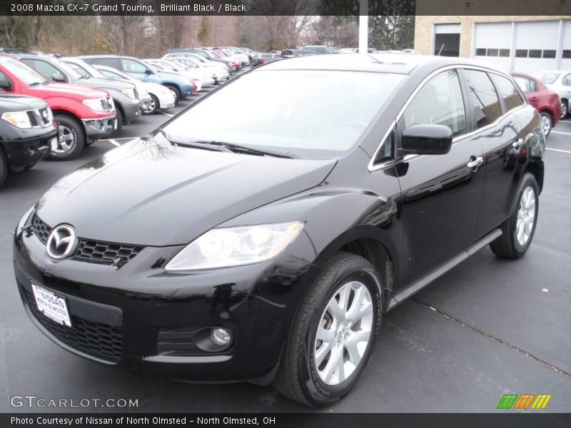 Brilliant Black / Black 2008 Mazda CX-7 Grand Touring