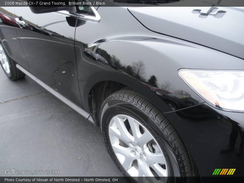 Brilliant Black / Black 2008 Mazda CX-7 Grand Touring