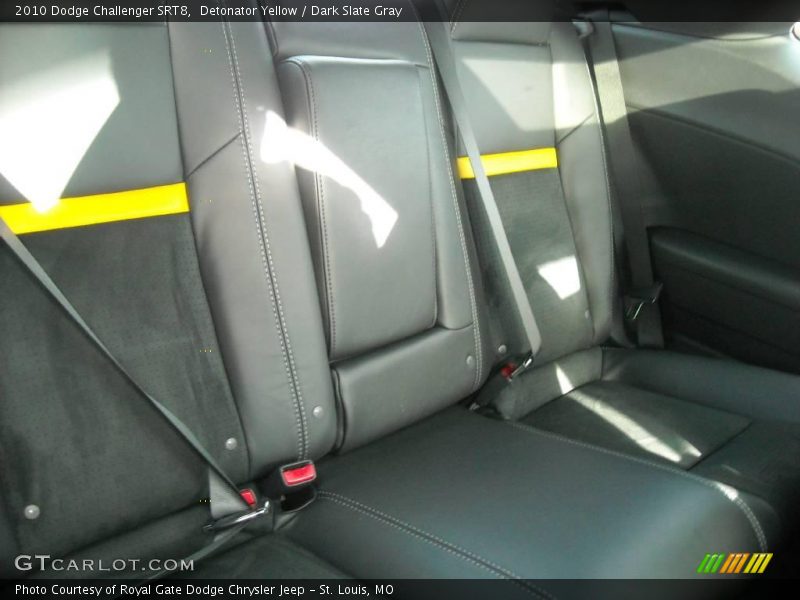 Detonator Yellow / Dark Slate Gray 2010 Dodge Challenger SRT8