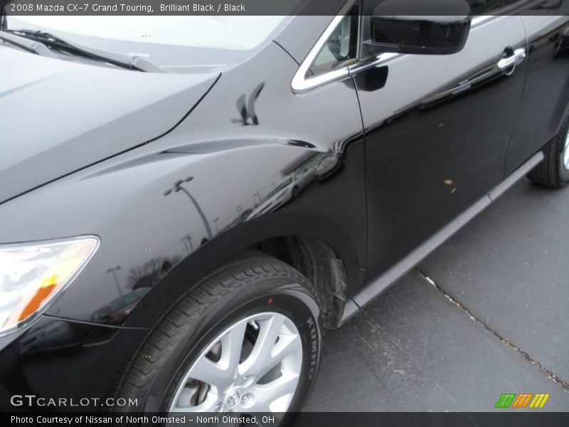 Brilliant Black / Black 2008 Mazda CX-7 Grand Touring