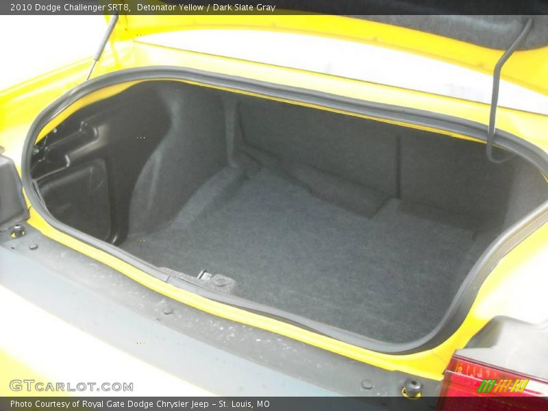 Detonator Yellow / Dark Slate Gray 2010 Dodge Challenger SRT8